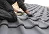 Roof access over laid tiling